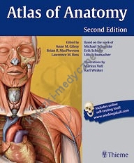 Gilroy Atlas of Anatomy 2. edition English nomenclature, Nomenklatura
