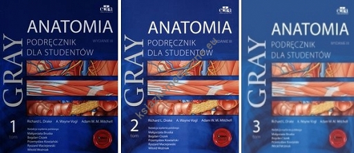 Anatomia Gray Podręcznik Dla Studentów Promocja Komplet Tom 1-3 ...